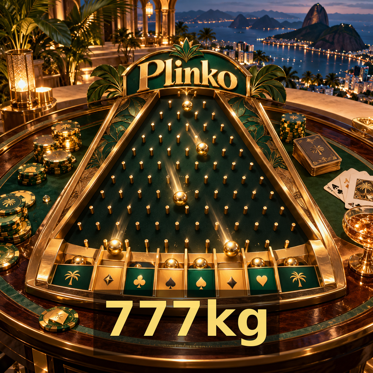 Variedade de jogos disponíveis na plataforma 777kg